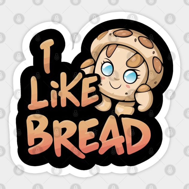 Funny Sourdough Bread Baking Minimalist Bakery Sticker by woormle